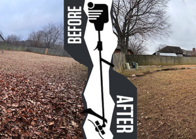 Landscaping Muskogee Before After 1 LawnBusters
